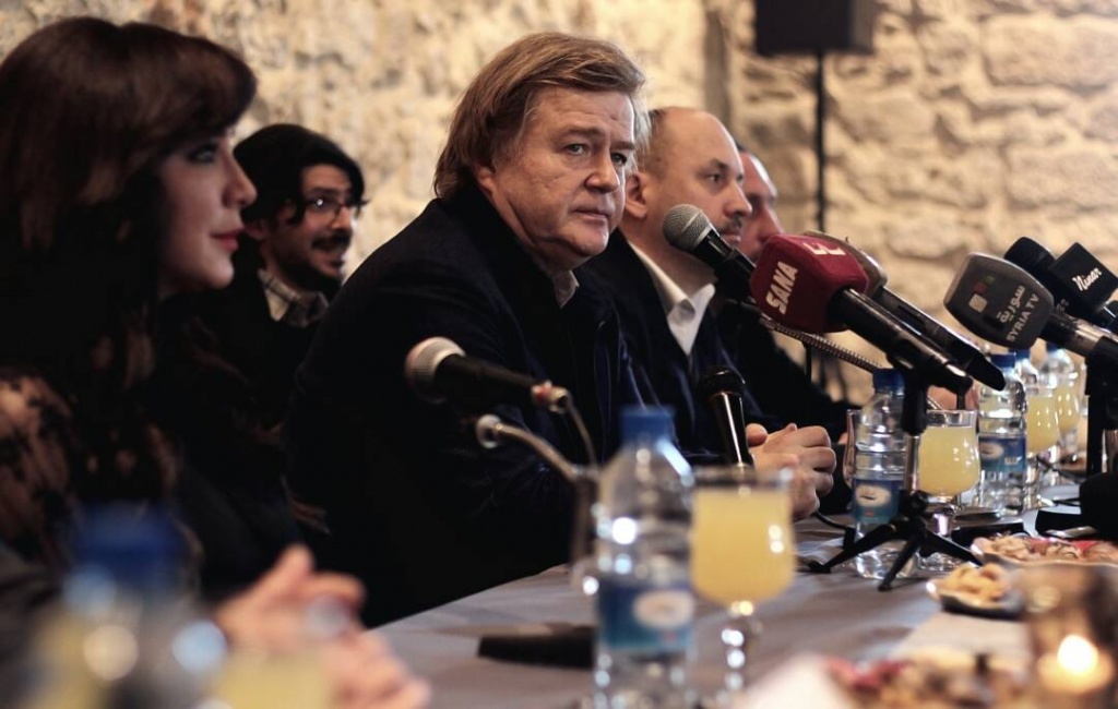 пресс-конференция фильма Пальмира в Дамаске, продюсер Андрей Сигле