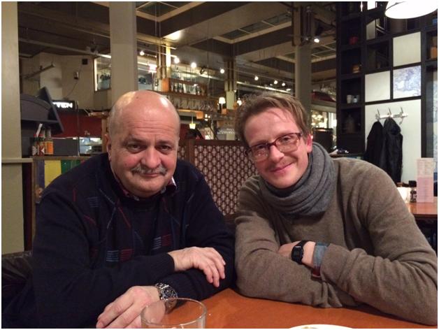 Александр Миндадзе и Якоб Диль на кинофестивале в Роттердаме