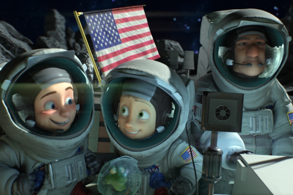 кадр из фильма "Лунный флаг"