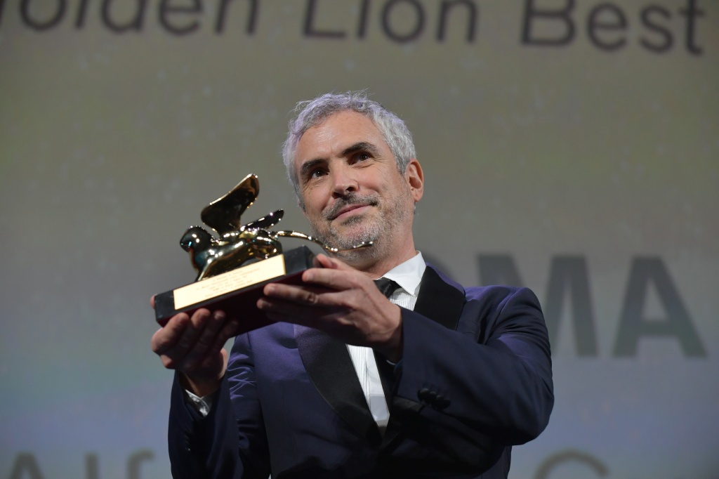 75 Венецианский международный кинофестиваль, режиссер Альфонсо Куарон, приз «Золотой лев Святого Марка» за фильм «Рим»