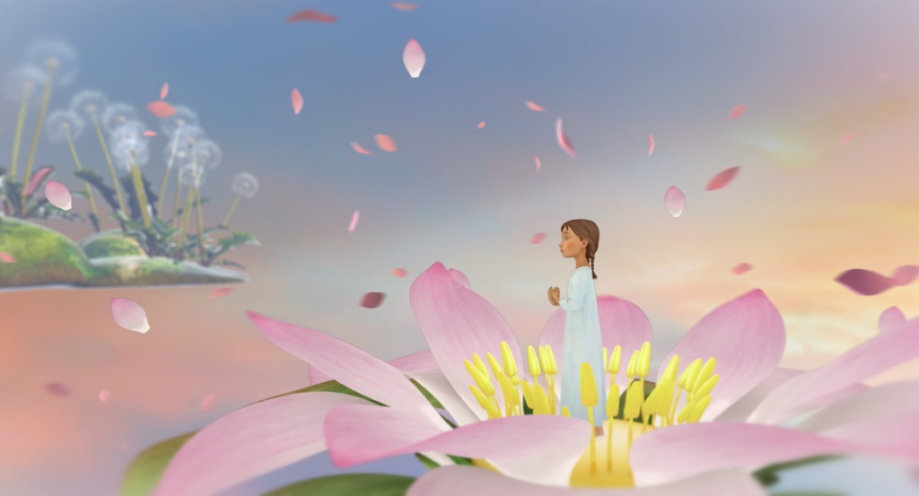 кадр из анимационного фильма "Необыкновенное путешествие Серафимы"