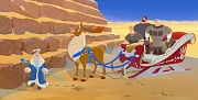 кадр из анимационного фильма Три богатыря и принцесса Египта