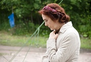 Наталья Коляканова на съемках фильма 